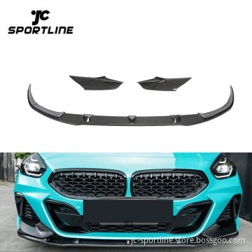 Carbon Fiber Front Lip Spoiler for BMW Z4 M40i Convertible 2019-2020